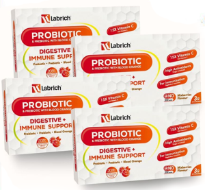 【Singapore spot】PROBIOTIC LABRICH WITH HIGH VITAMIN C + BLOOD ORANGE exp2027