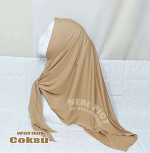 Hijab Instan Segitiga Jersey Kerudung Instan Jersey Non Pet Jilbab Instan Kekinian Terbaru