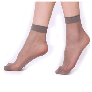 【Free Shipping】10 Pairs Womens Ankle Socks Ultra-thin Elastic Silky Short Silk Summer Stockings