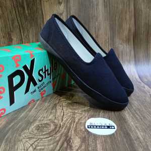 sepatu kanvas px style slip on (098) flat women shoes