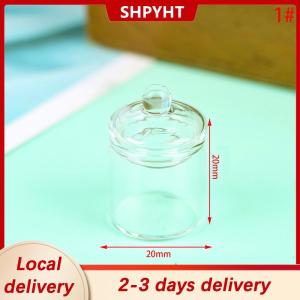 [COD] SHPYHT Local delivery Ship within 24 hours 1:12 Dollhouse Mini Glass Candy Jar Coffee Bean Storage Bottle Kitchen Decor Toy
