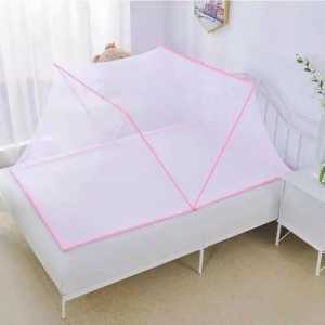 KELAMBU LIPAT JUMBO KELAMBU LIPAT PORTABLE JUMBO 160X190 Mosquito Net Berwarna Pink Biru Abu-Abu Kelambu Jumbo Untuk Tidur Nyaman - Lazada