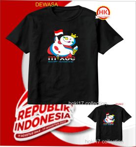 MIXUE BENDERA KAOS DEWASA DAN ANAK2 KAOS KATA2 KAOS COD