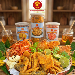 Mồi Nhậu MEVINA "Mực Lai Rai Ghiền" - Mực Hấp Nước Dừa Mực Cán Tẩm Vị & Da Cá Lắc Phô mai Siêu Cuốn