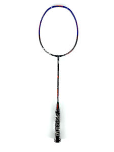 Mizuno JPX 8 Zoom GL. Classic Blue - Neon Orange Raket Badminton