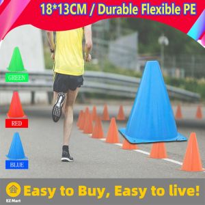 【Fast Shipping】 10/20/50/PCS Skate Marker Cones Roller Football Soccer Basketball Roller Running Skateboard Training Equipment Marking Cup Soccer Markers Soccer Markers-Red