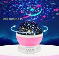 Starry Sky Projector LED Rotating Starry Sky Projector Lamp Full of Stars usb Plug-in Atmosphere Lamp Bedroom Children's Colorful Night Light Girly Heart Birthday Gift. 