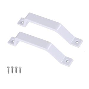 2Pcs Elegant Sliding Barn Door Handles 6.10Inch Aluminum Alloy Pull Accessory for Kitchen Cabinets and Furniture Door