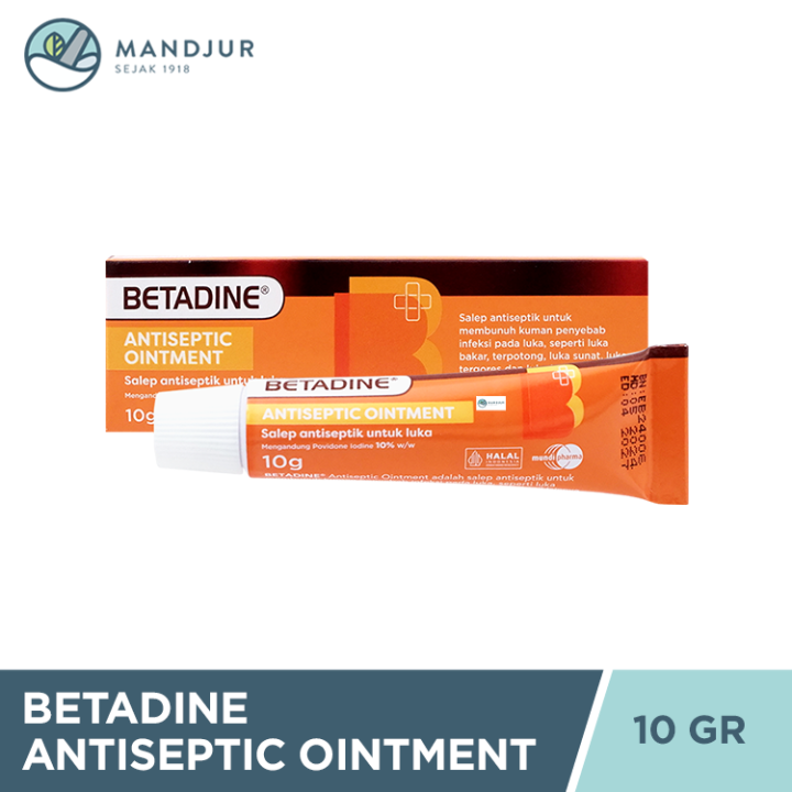 Betadine Salep 10 Gr - Salep Luka Antiseptik