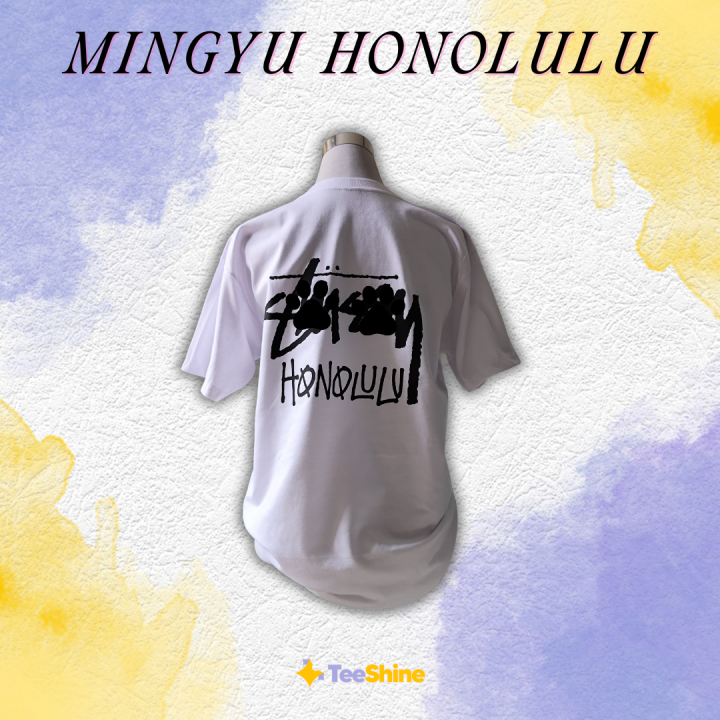 MINGYU HONOLULU KPOP INSPIRED SHIRT | COTTON ROUNDNECK T-SHIRT