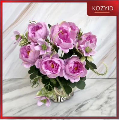 KOZY.ID - Bouquet bunga PEONY Artifisial Dekorasi