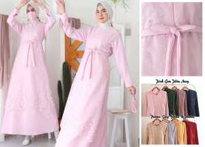 (SALE) Gamis Maxi Pesta Kondangan ALMIA TILE Dress Busui Bridesmaid