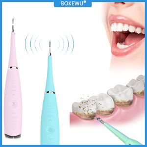 BOKEWU Electric Sonic Dental Calculus Scaler Oral Teeth Tartar Remover Plaque Stains Teeth Cleaner