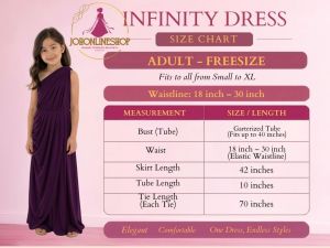 Plum Infinity Dress with Tube for Casual Events