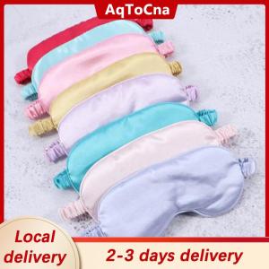 [COD] AqToCna Ship within 24 hours Double-Side Pure Silk EyeShade Sleeping Eye Cover Eyepatch Health Sleep Shading