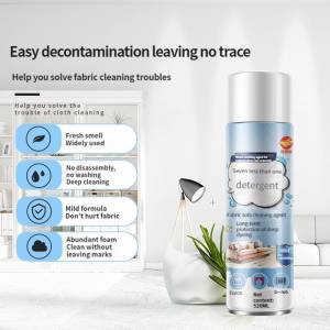 Sofa Spray Cleaner 520ml No Washing Save dirty Deodorizing Sterilizing Couch cleaning Toilet Cleaning Cleaner 【Ready stock】