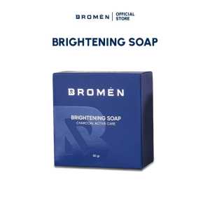 Bromén Brightening Soap Charcoal Active Care - Sabun Pencerah Wajah Anti Penuaan Travel Size