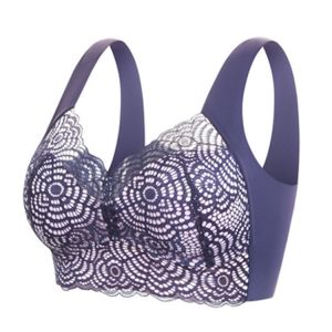 Factory Price Lace Plus Size Wireless Back Support Bra for All Seasons Plus Size Women Adult Full Coverage Lightweight Non-Irritating
