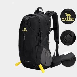 224CamelCrown 40L Bag Outdoor Professional Backpack Mens and Womens Sports Shoulder Bag Waterproof Tourism Hiking Climbing Traveling Schoolbag