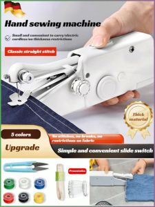 อุปกรณ์เย็บผ้า มัลติฟังก์ชั่น จักรเย็บผ้ามือ ซ่อมเย็บผ้า แบบพกพา กะทัดรัดและเบา รูปลักษณ์ที่สวยงาม