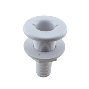 1PCS ABS Plastic White Through Hull Fitting 5/8 inch 3/4 inch 1 inch 1-1/4 inch 1-1/2 inch 2 inch Marine Hardware Thru Hull Outlets