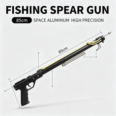 Premium Space Aluminum Speargun Accurate Handheld Fish Shooting Equipment For Lakes & Coast
