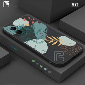 (Lokal Ready) Casing hp Infinix Hot 30i Hot 20S Note 12 G96 Note 12 Pro Hot 12 Play Hot 11 Play Hot 9 Play Hot 10 Play Hot 10S 10T Smart 6 Smart 5 Daun Silicon Tepi Lurus Motif Samping Soft Tpu Case