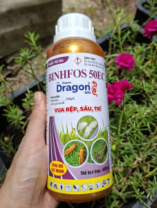 [TRUNG THIEN THINH] Thuốc trừ sâu BINHFOS 50EC hiệu DRAGON chai 450ml xông hơi cực mạnh trừ sâu rầy rệp bọ trĩ