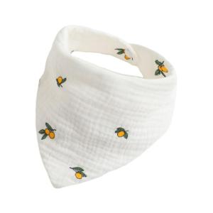 Floral Feeding Bib Burp Cloth Towel for Baby Boy Girl Gender Neutral Gauze Handkerchief Teether Drooling Bib for Newborn