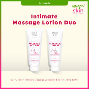 Organic Skin Japan Intimate Firming Massage Lotion for Stretch Marks 100ml Collagen Set of 2