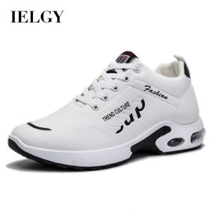 IELGY mens comfortable running breathable air cushion lace-up sneakers