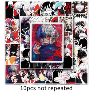 51pcs Anime Tokyo Ghoul Waterproof Stickers Lot Bundle Sticker Japanese Manga Vinyl Sticker