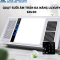 Quạt Sưởi, Đèn Sưởi Nhà Tắm - Quạt Sưởi Âm Trần KAW - Làm Ấm Nhanh, Thiết Kế Hiện Đại, Điều Khiển Từ Xa. 