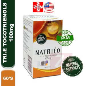 Ready-made inventory  Natrieo Tri.E (Vitamin E) Tocotrienols 100mg 60s(Expiry: 3/2025) Natrieo Tri E - Lazada