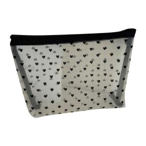 Breathable Meshes Cosmetic Storage Bag With Flocking Lining Spacious Clear Makeup Organizer For Essential