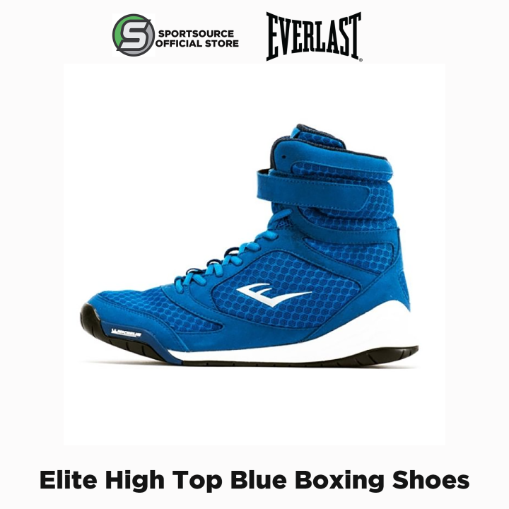 Everlast Elite High Top Blue Boxing Shoes | Lazada PH