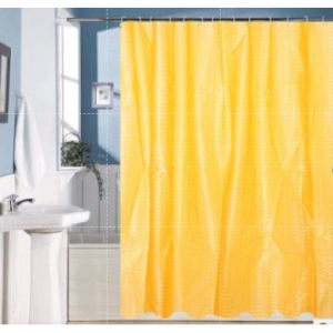 MATOUGUI - Tirai Kamar Mandi Anti Air Shower Bathroom Curtain Motif Polos Tebal JS-YL-07