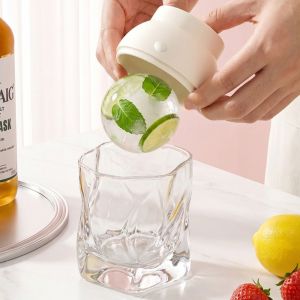 KECTTIO Silicone Snowman Design Ice Ball Cup Non-stick 3 in 1 Ice Cube Maker Portable Easy To Demolding Ice Cube Cup Bar