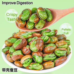 Green-Heart Broad Bean Snacks Original Flavor Crispy Natural Healthy Nuts Perfect Accompaniment For Drinks