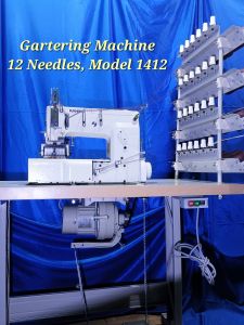 GARTERING MACHINE 12 NEEDLES MODEL 1412