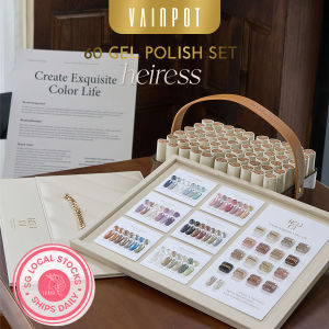 [Vainpot-SG] ROU NI Heiress Collection 60 Colours Gel Polish Set - Glitter/ Cat Eye/ Shimmer