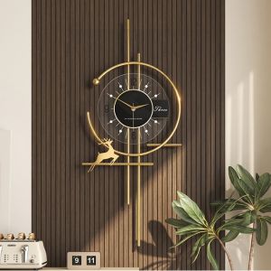 『JQ Time』 Home Silent Wall Clock Acrylic Creative clock Modern Art Nordic elegant clock Luminous clock home decor wall decorationFast shipping