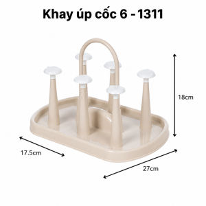 Khay Úp Cốc Việt Nhật 1311 Đa Năng Đựng Cốc Ly Kệ Úp Ly Cốc Gọn Gàng Cho Nhà Bếp - TADAHOME