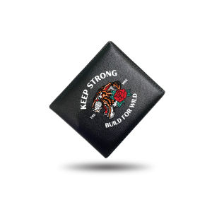 Dompet pria pu leather kulit sintetis miniso keep strong