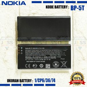 Baterai Nokia Lumia 820 / 825 / Lumia 630 / 635 / 636 / 638 Battery BP-5T BP5T Original