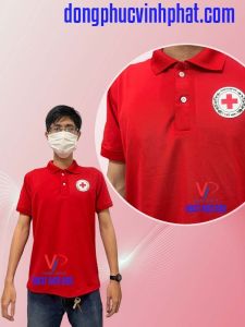 Áo Thun Hội Chữ Thập Đỏ Việt Nam Và Nón Kết -Form Đẹp Không Xù-Hình Thật