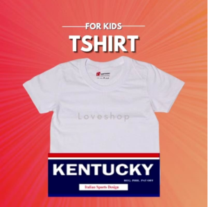 KENTUCKY WHITE TSHIRTS PLAIN FOR KIDS ORIGINAL
