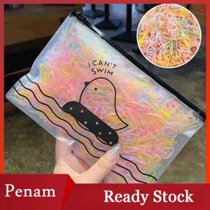 [PAM] 1000PCS Disposable Rubber Bands Elastic Hair Ties Rings Band Kids Girl Ponytails