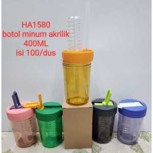 Botol Minum Anak Roket  Botol Minum Sekat 2 Sisi Plus Sedotan BPA Free Lucu Motif Karakter Imut