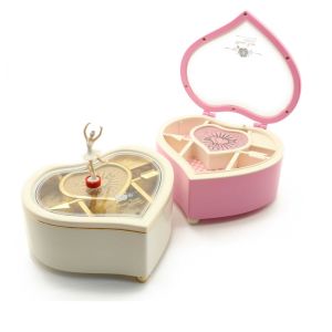 Amazthing Single Love Shape Music Box/ Kotak Musik with Dancer Birthday/Valentine Gift 心形音乐盒